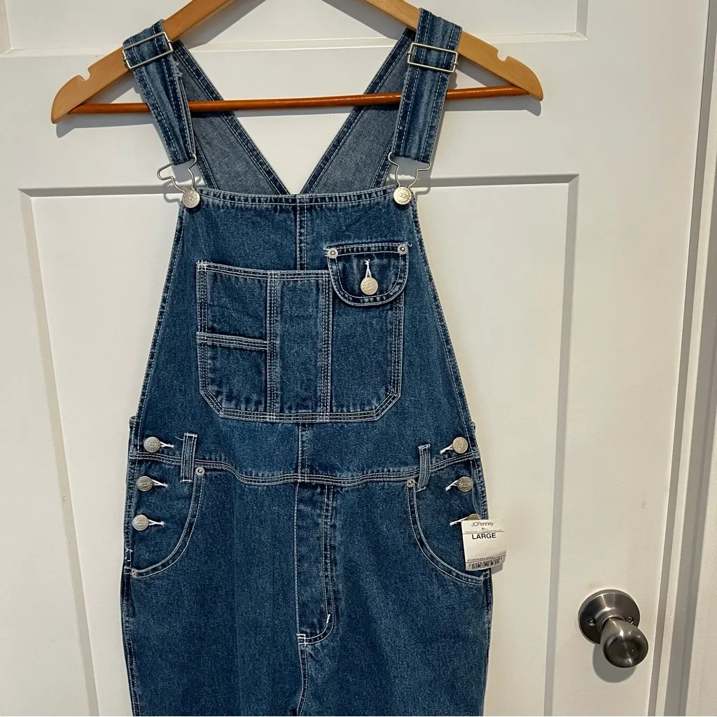 ARIZONA Denim Bib Overalls  31”Waist x 27”Length (PETITE M/L) - Image 3