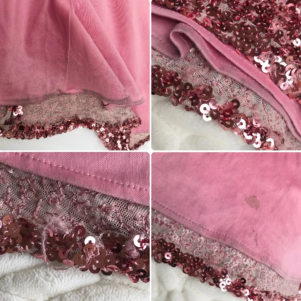 Sequin One Shoulder Open Back Long Gown - Image 13