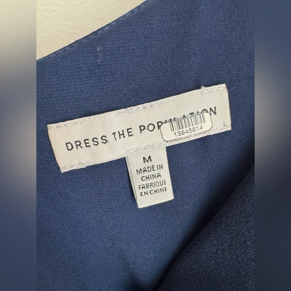 Dress the Population Navy Blue Jade Cutout Sheath Dress - Image 6