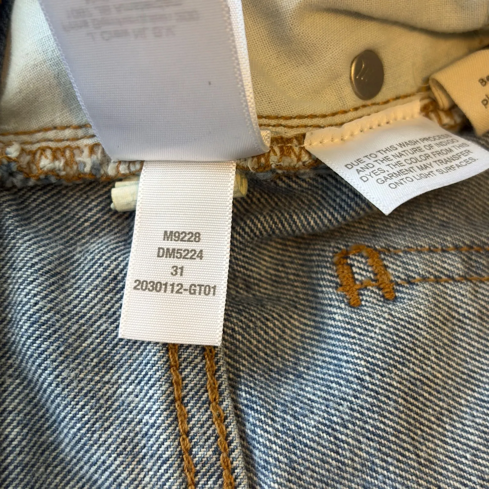 Madewell Shorts Womens 31 The Momjean‎ Medium Wash Denim Cut Offs 3.5" Inseam - Image 12