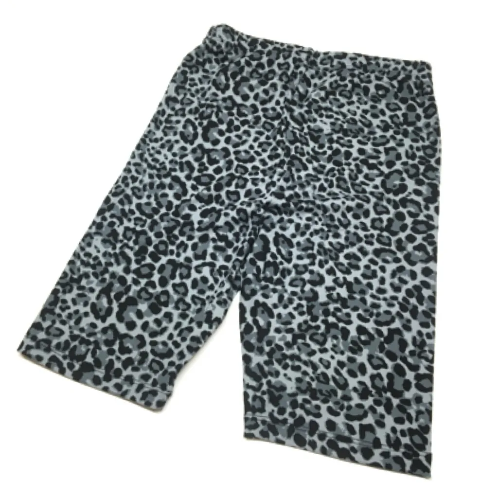 Zenana Gray Leopard High Waist Bike Shorts - Image 5
