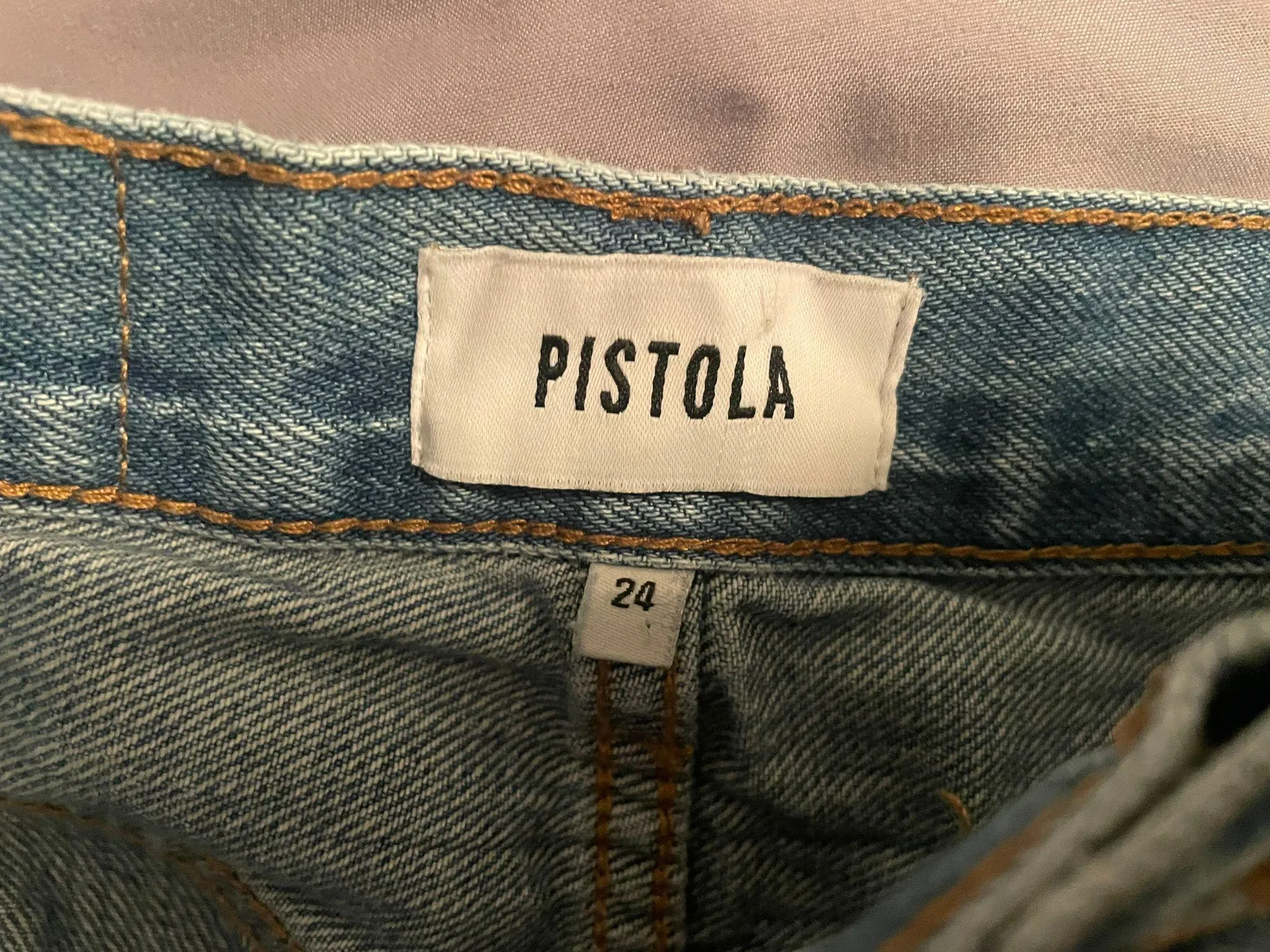 High Waisted Jean Shorts - Image 4