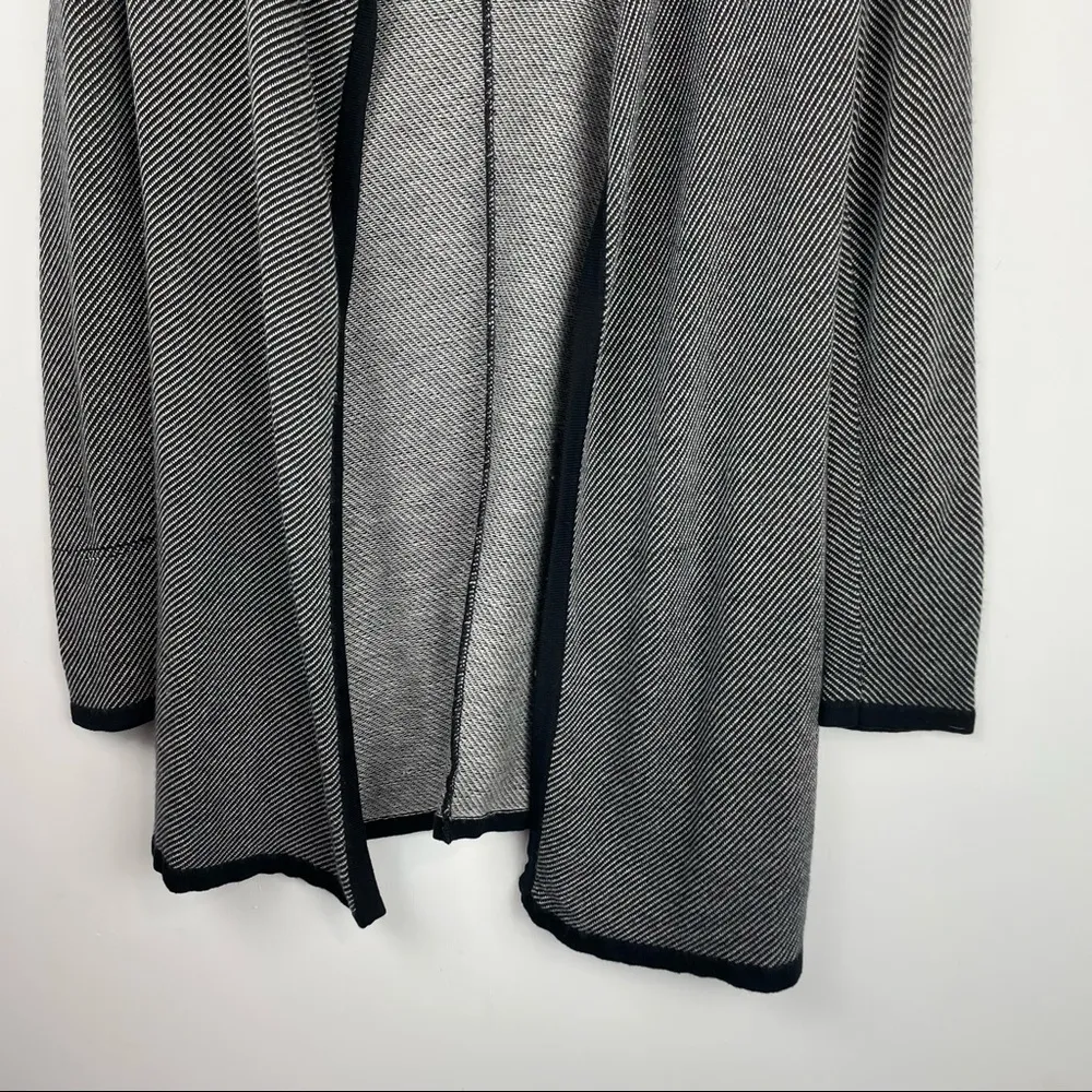 MaxMara Giacca Filato Knitting Yarn Silk Cashmere Blend Stripe Cardigan Sweater - Image 8