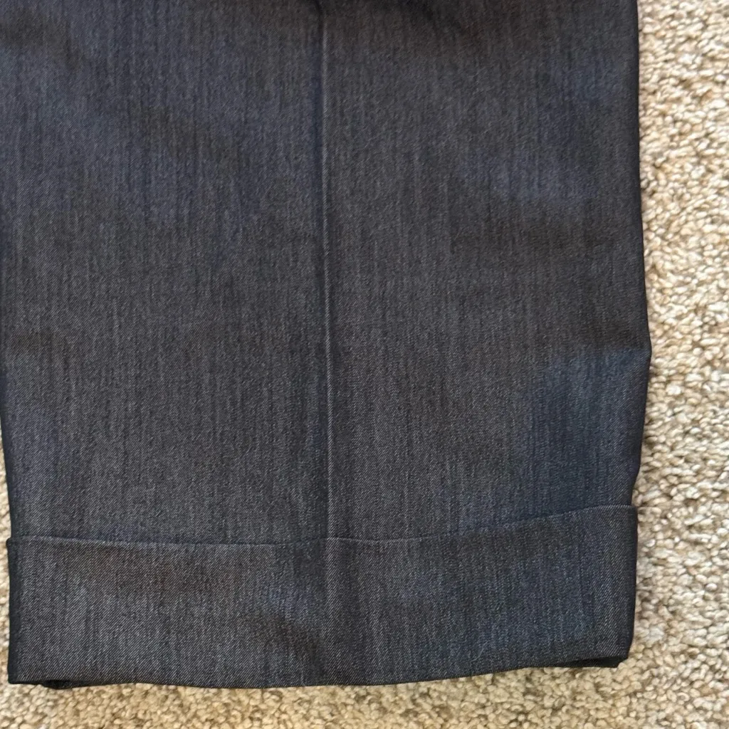 Harvé Benard Baggy Wide-Leg Trousers | Size 12 | Classic Workwear Quiet Luxury - Image 7