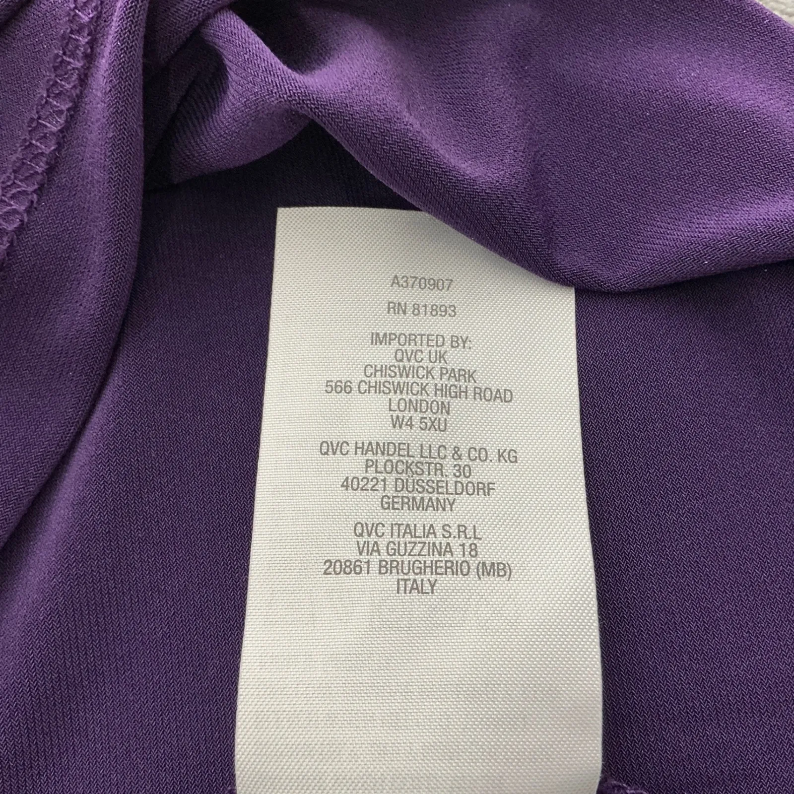 Susan Graver Premium Stretch Knit Purple Layered Hem Midi Dress M Travel Workwea - Image 10