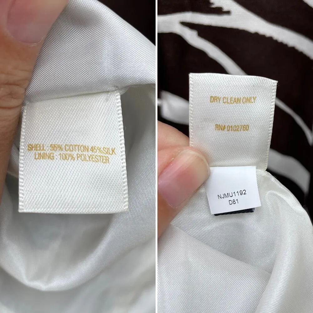 Kate Spade Joselle Zebra Stripe Embellished Dress 2 - Image 7