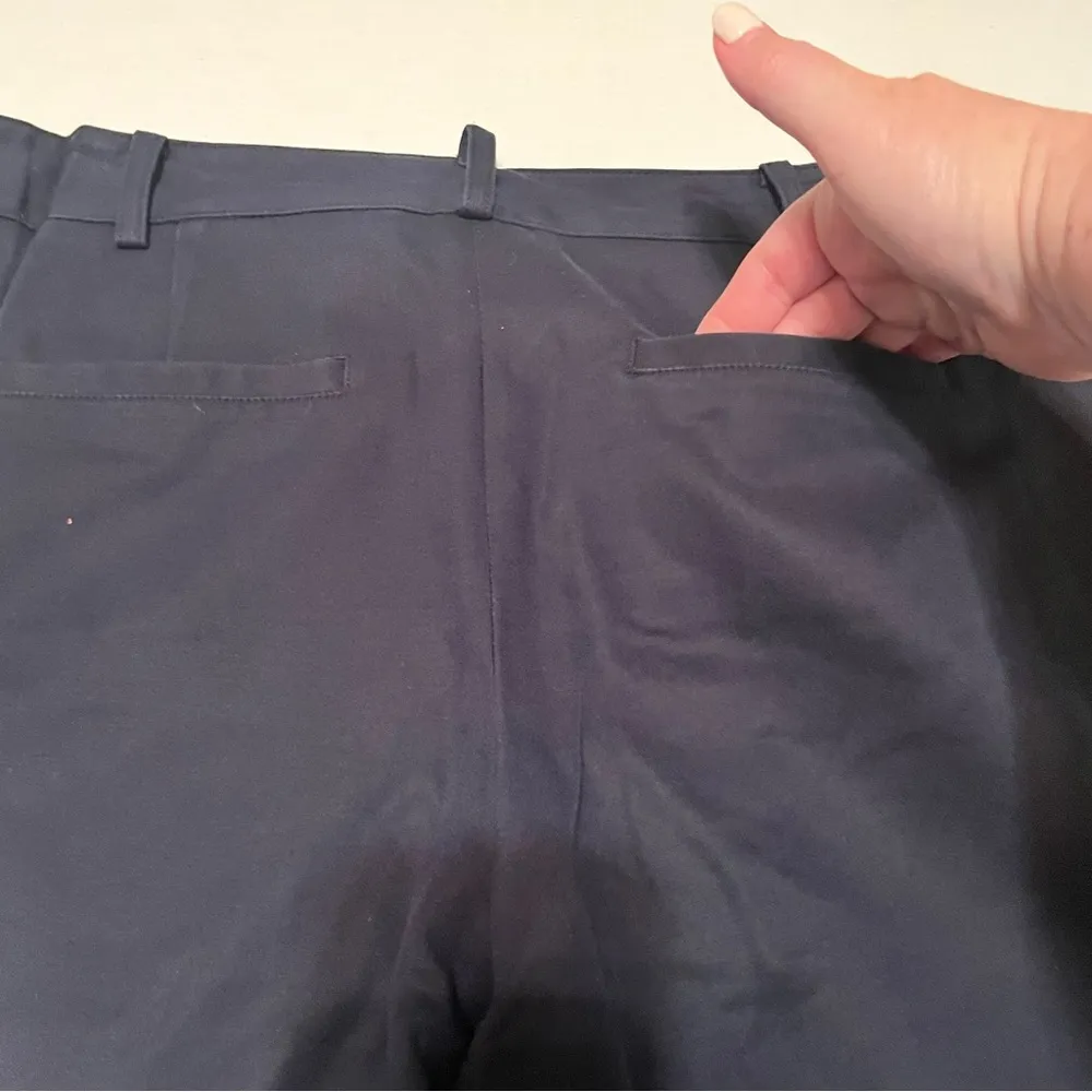 Club Monaco Womens Size 8 Navy Blue Trouser Dress Pant Bootcut Office *TINY FLAW - Image 12