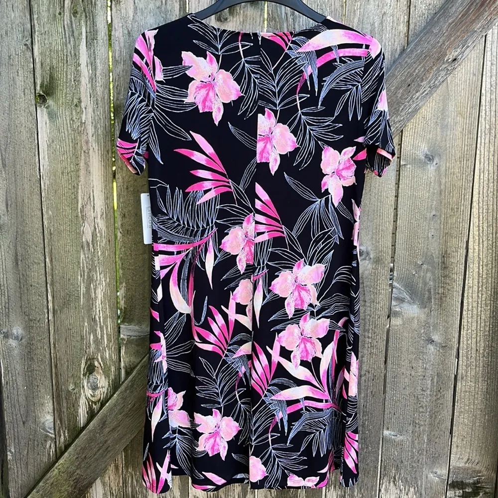 NWT Chico’s Brielle Dress Wild Tuberose Size Medium - Image 7