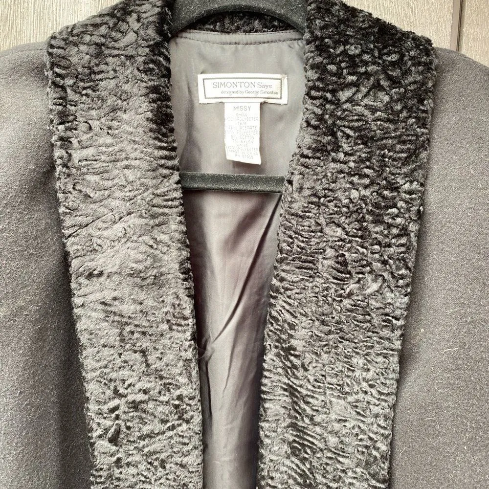 Vintage George Simonton Says Black Wrap - Image 4