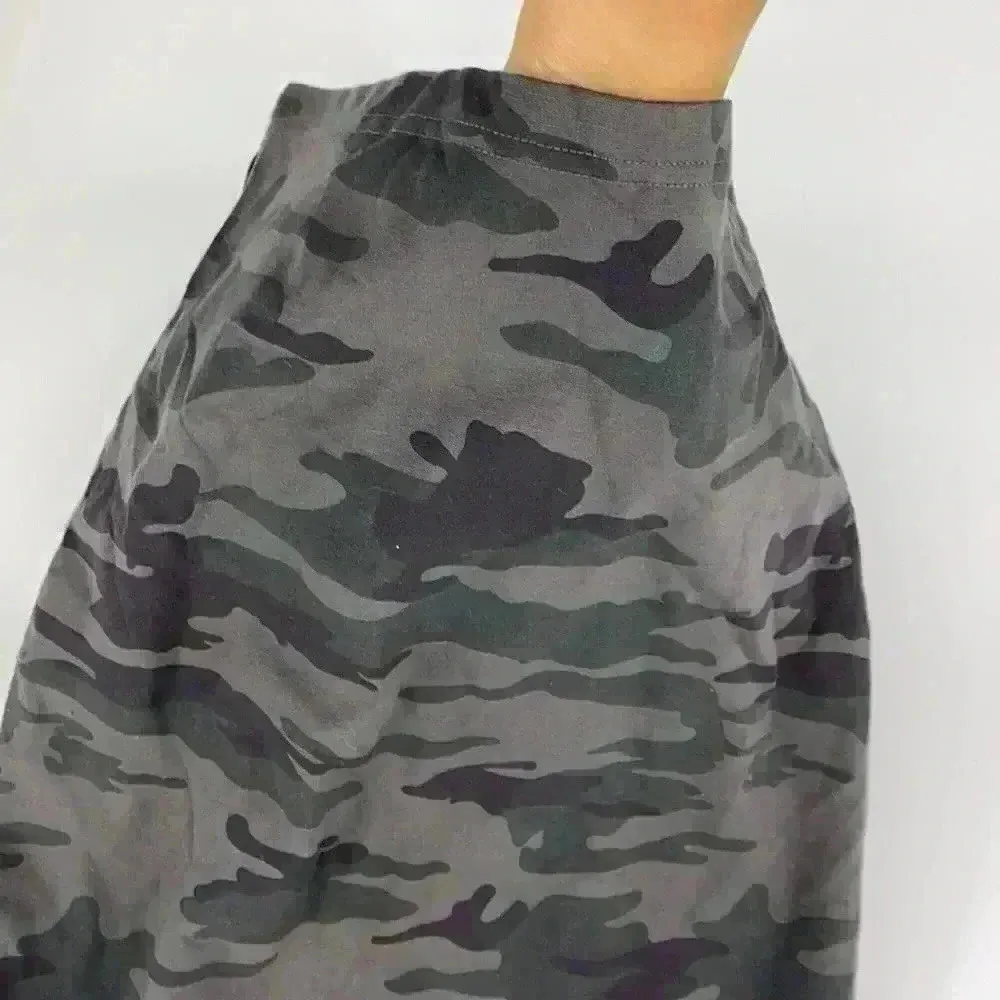 Sanctuary Camo Print Stretch Midi Ponte Pencil‎ Women's Skirt Size Small - Image 6