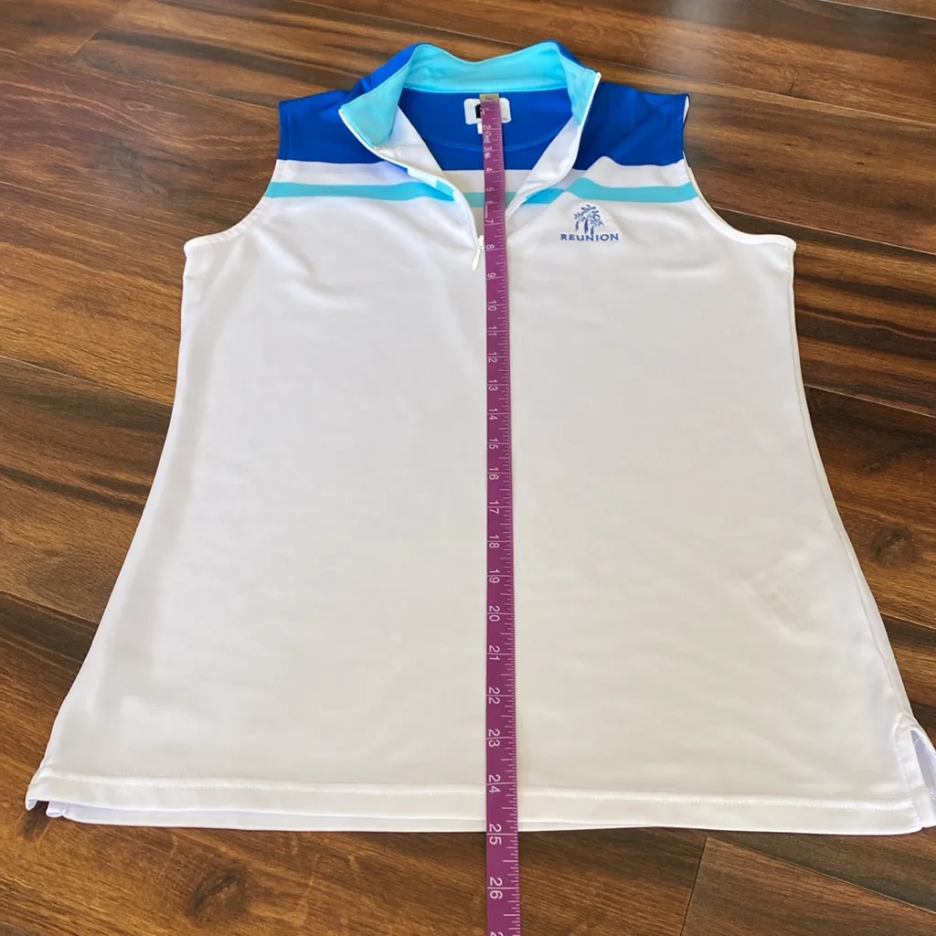 4/$20 FootJoy Reunion Orlando Florida Resort Quarter Zip Dri Wick Sleeveless Top - Image 8