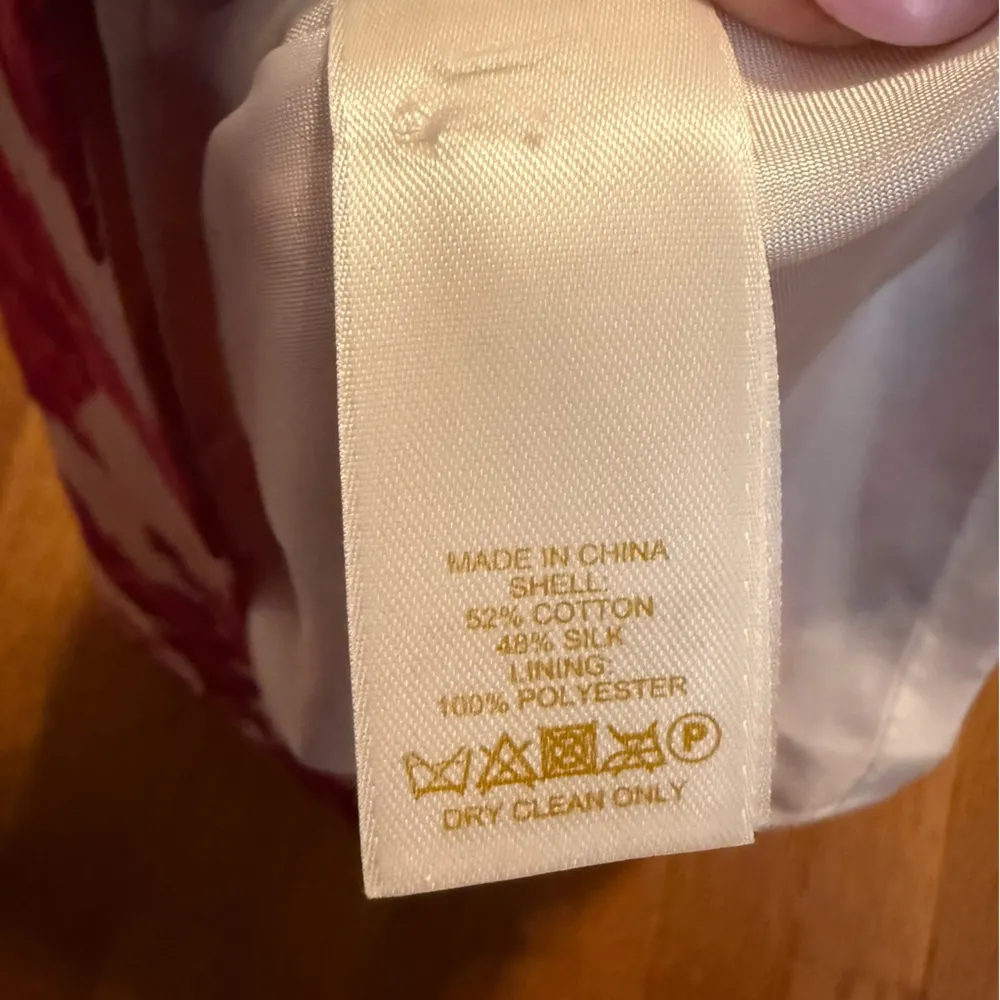 KATE SPADE Berry Moody Pencil Skirt Silk Blend Pink Floral Sz 2 romantic prep - Image 8