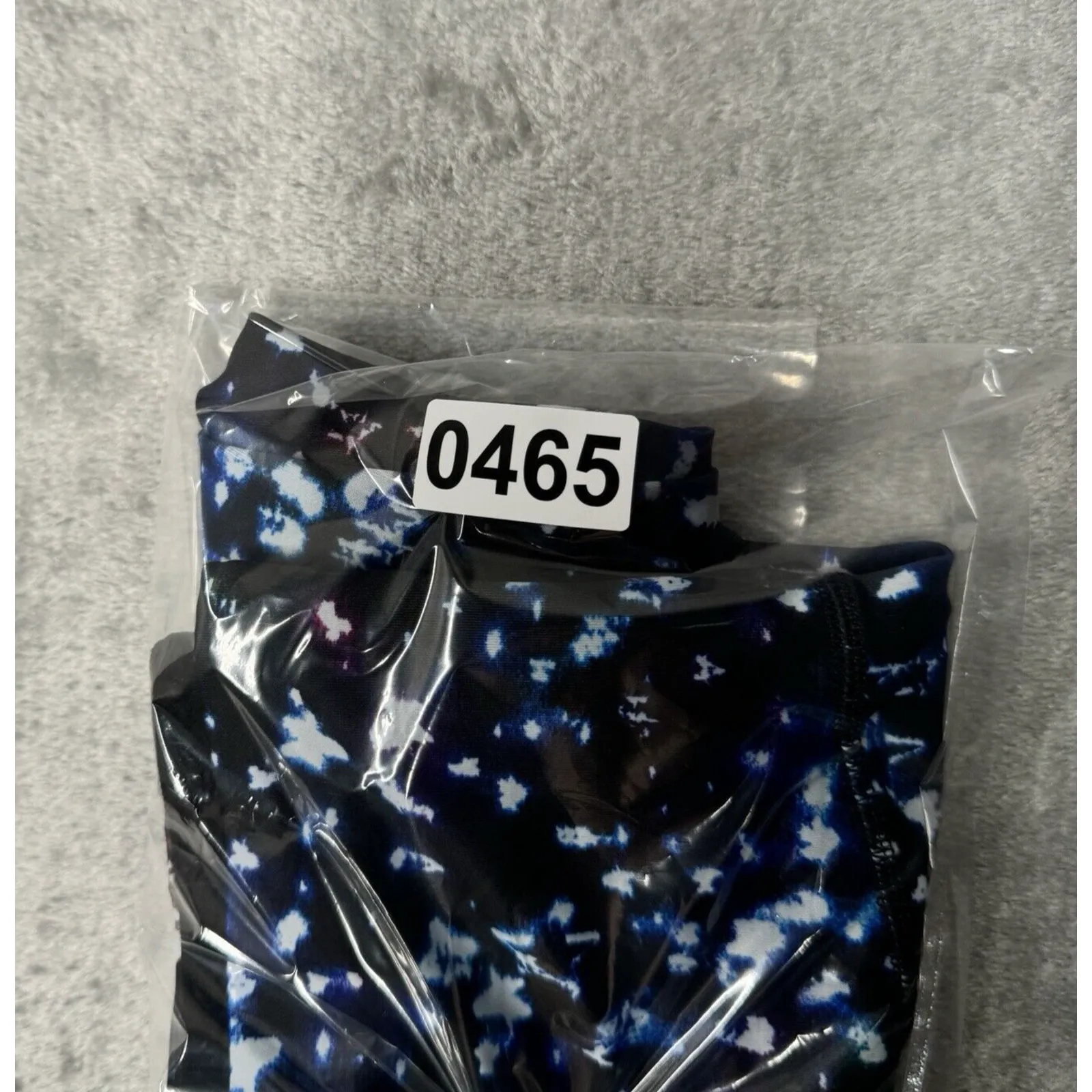 Spanx Pants Womens Small Black Blue‎ Cosmic Print Booty Boost Crop Leggings Gym - Image 7