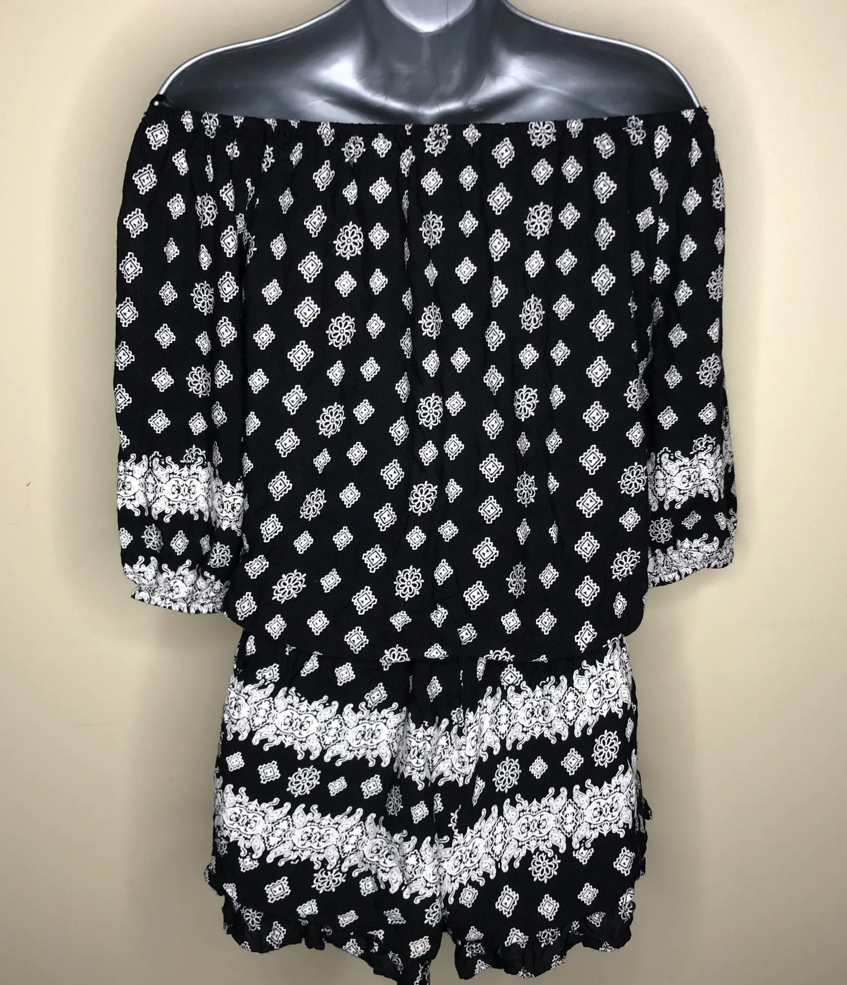 Elan Black Romper - Image 3