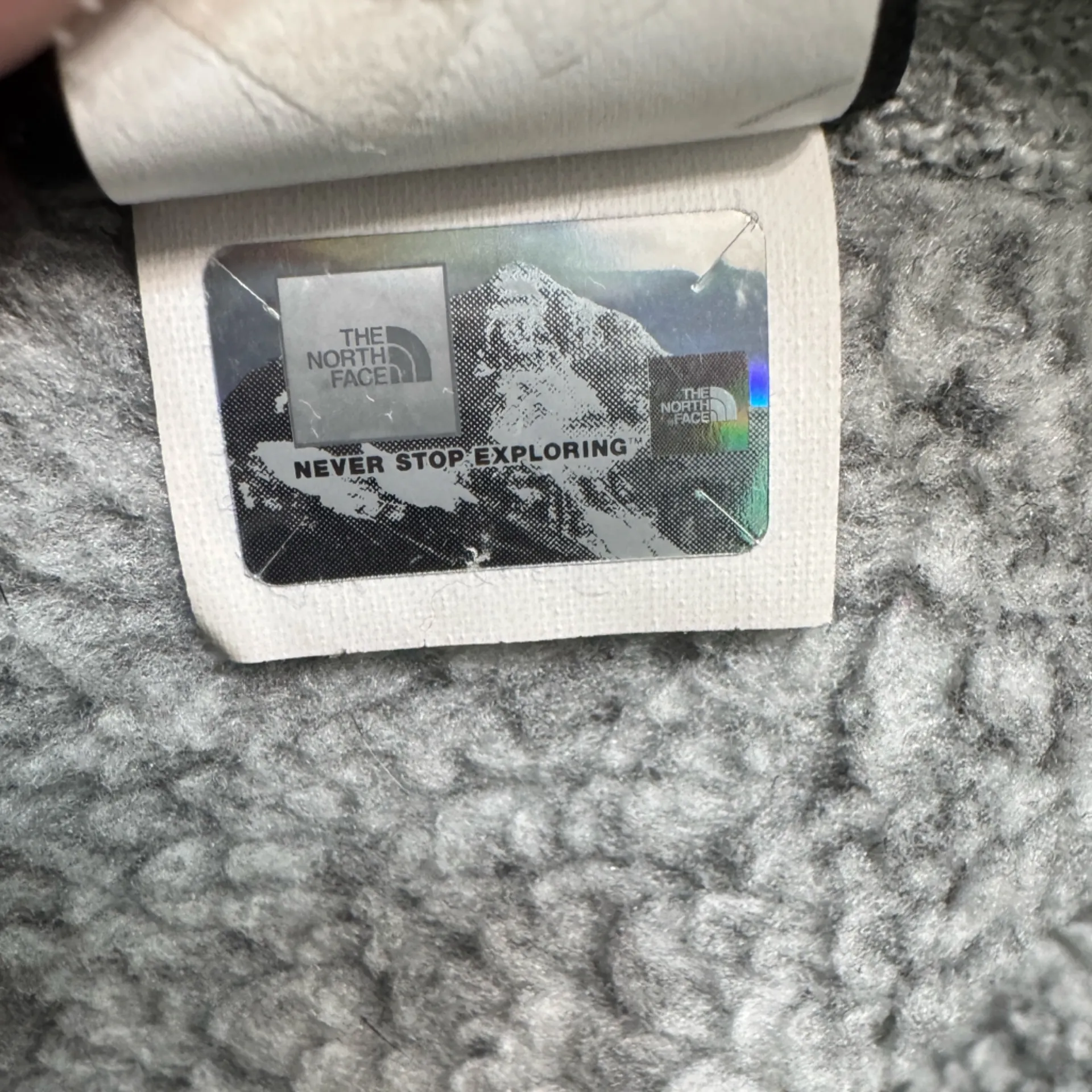 THE NORTH FACE Hoodie Women's Medium Gray Heather Pullover Half Zip - Image 7