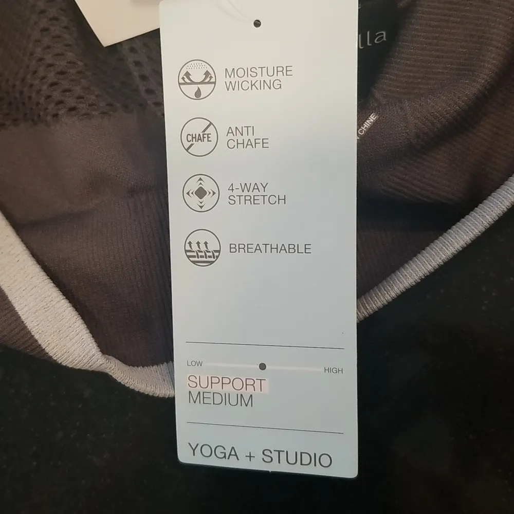 💕ZELLA💕 Pulse Seamless Sports Bra ~ Grey Forged Small S NWT - Image 11