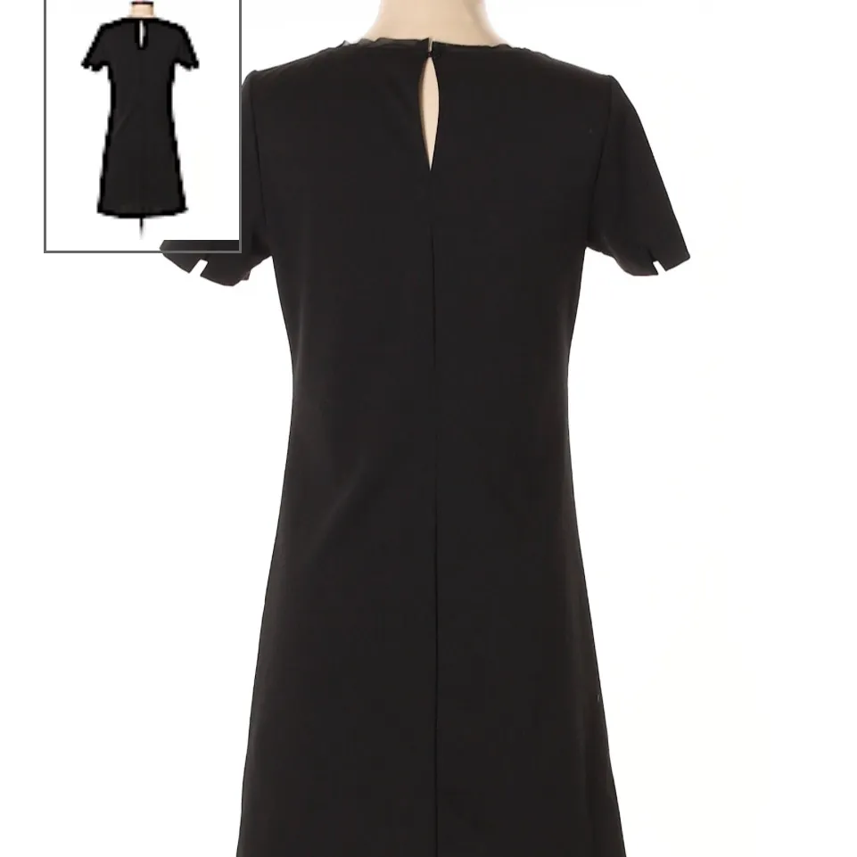 Simply Vera Vera Wang Floral Flower Black Dress Size XL - Image 2