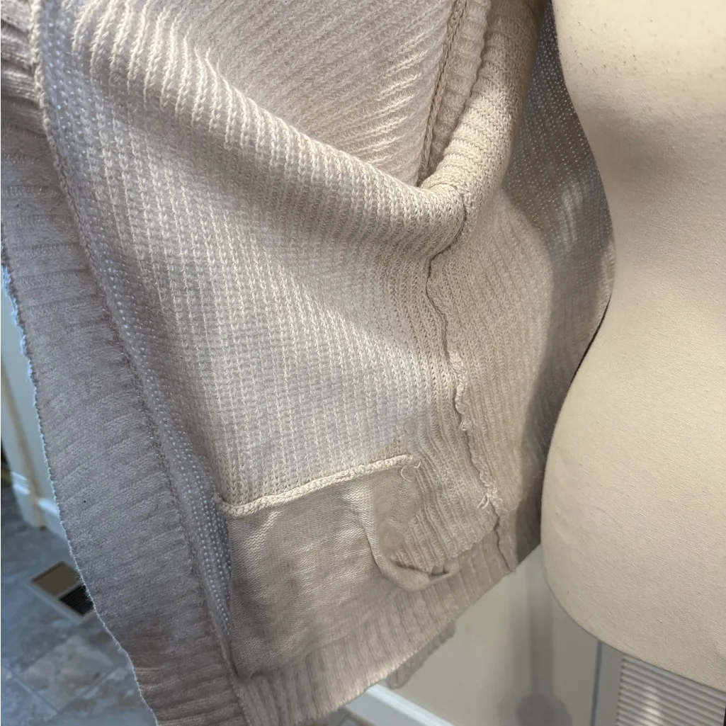 Hollister | Cream Open-Front Cardigan - Image 2