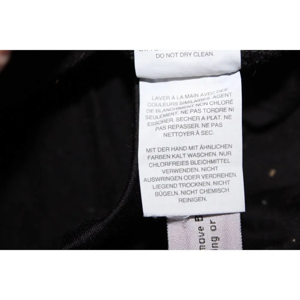 Women's J. Crew Metallic Splatter Leggings H4860 Black Gold Cropped Pants Size M - Image 7