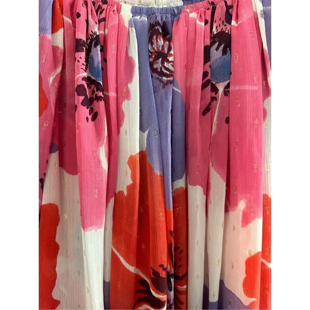 Misa Los Angeles Devon Floral Off the Shoulder Dress Size XS - Image 4