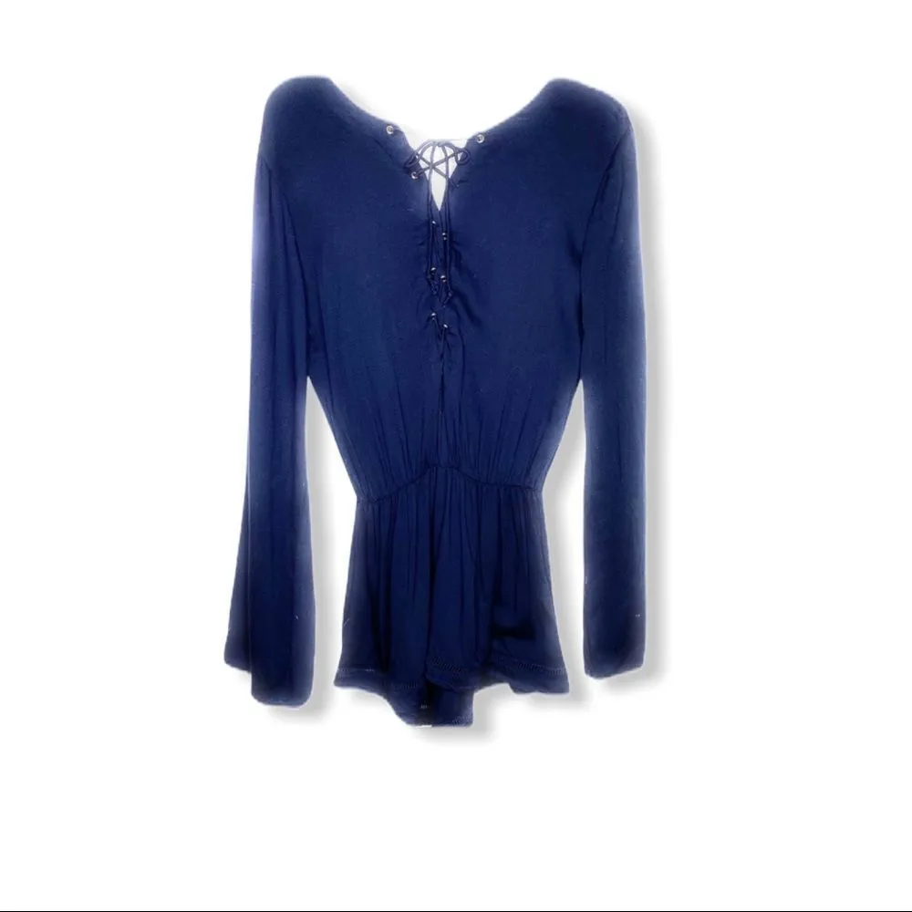 Faithfull the Brand Shorts‎ Romper Blue - Image 8