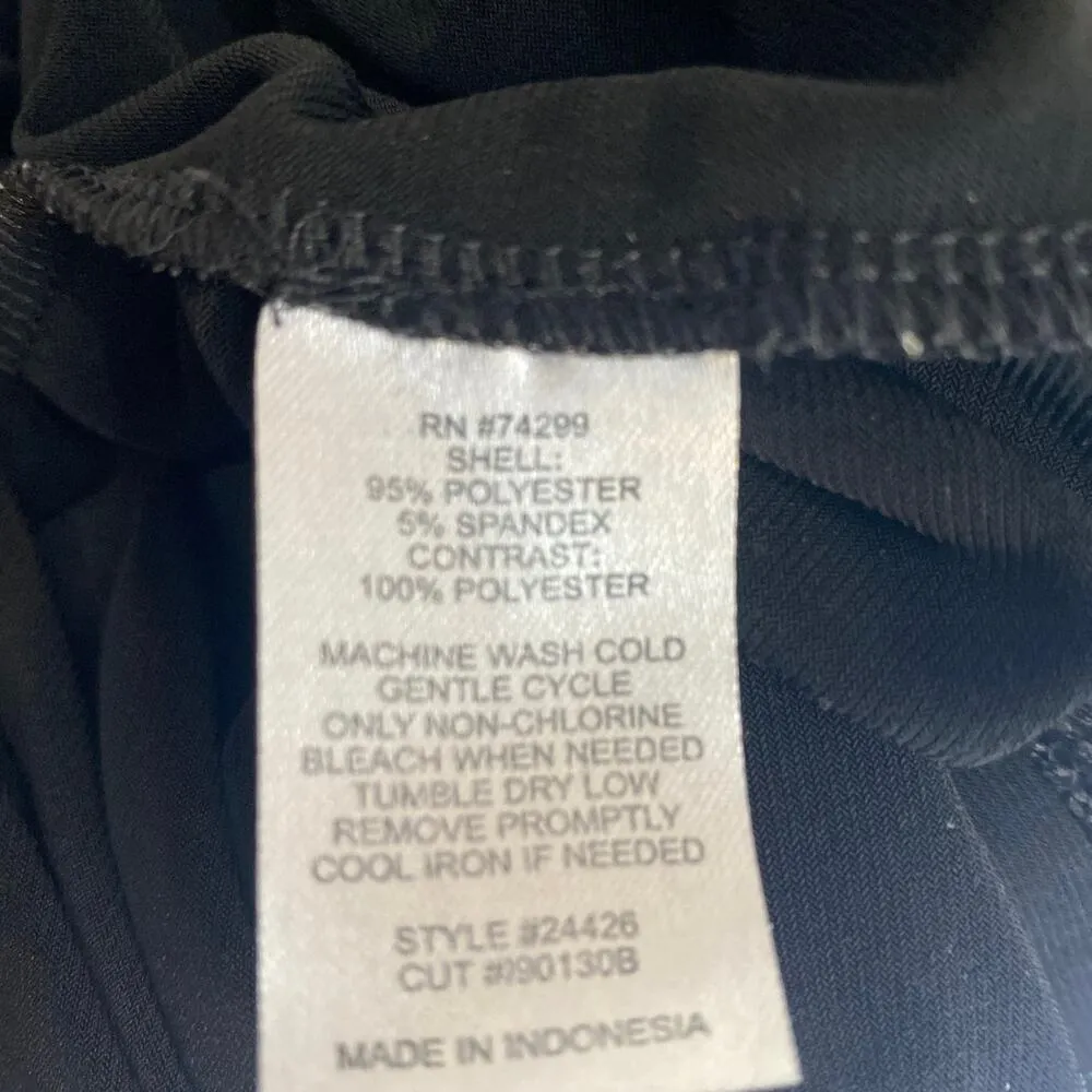 Sweet Storm black Halter Top Sundress Ruffles womens sz S - Image 4