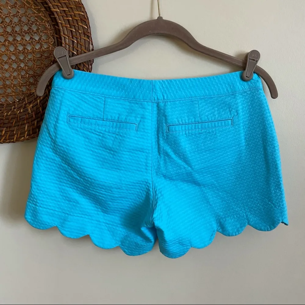 Lilly Pulitzer Buttercup Stretch Shorts in Pool Blue - Image 9