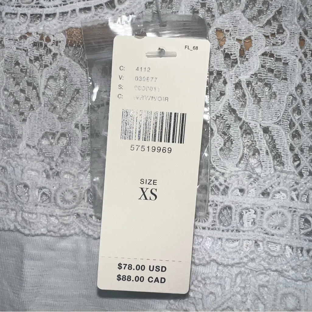 Anthropologie‎ Ella Mara Liliya Lace Top Women’s Size XS - Image 5