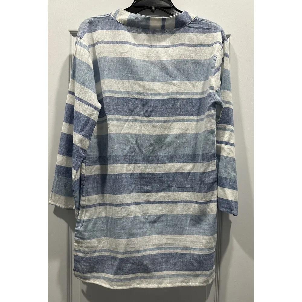 Royal Standard Swim Cover up NWT size Medium Blue - Image 7