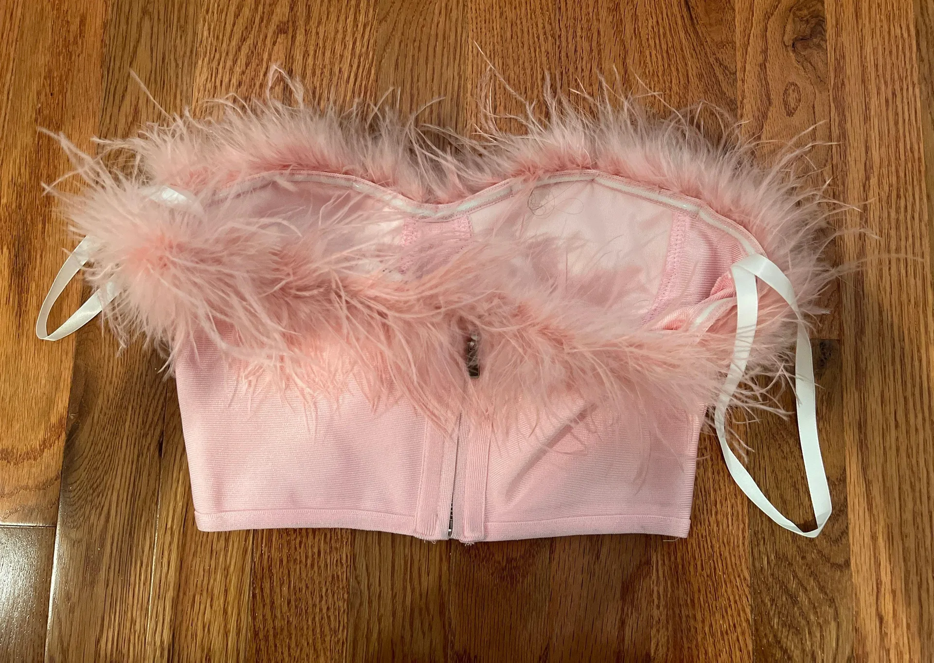 superdown Feather Trim Top - Image 5