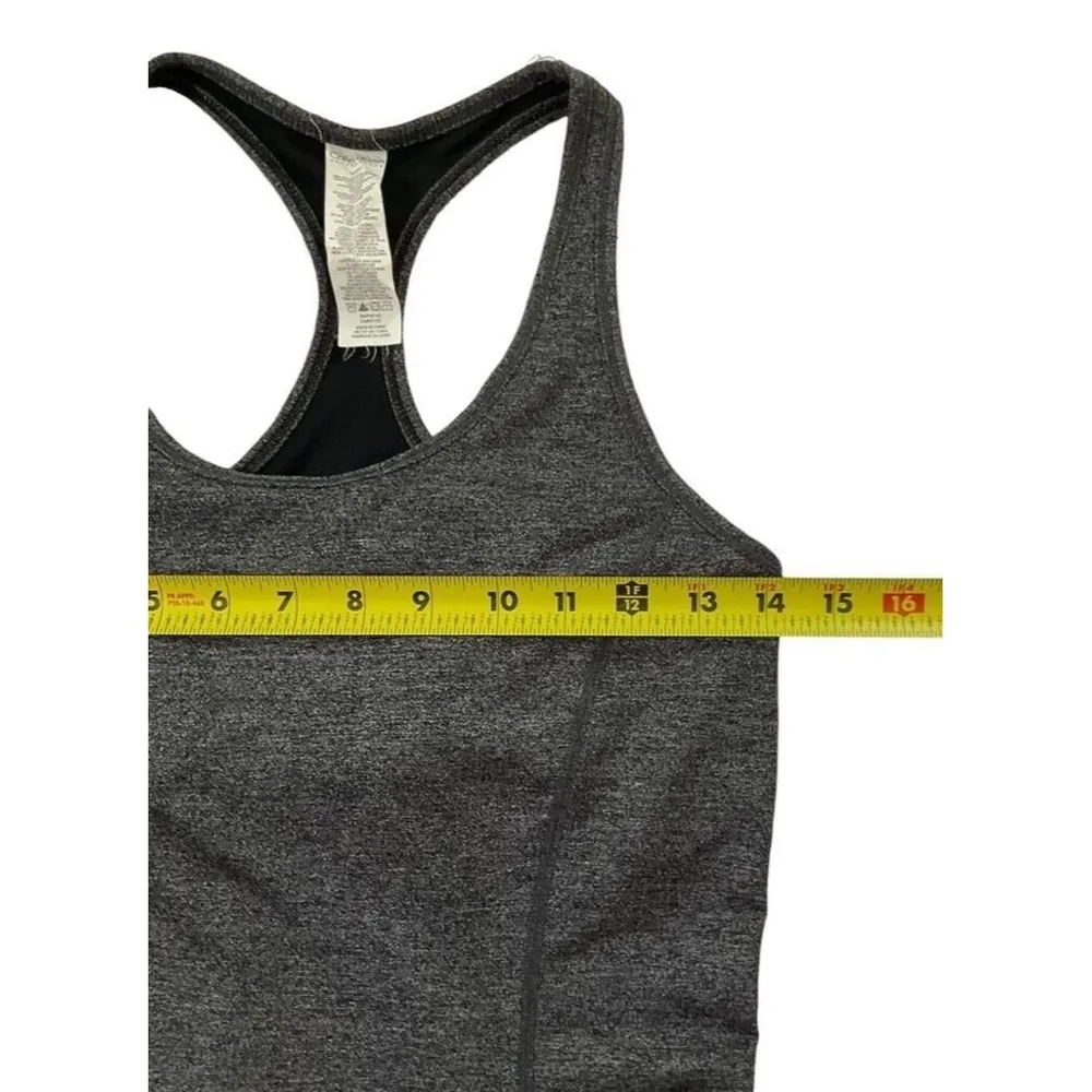 Calvin Klein Women Size Small Gray Sportswear Racerback Built-in Bra (27-122P) - Image 7