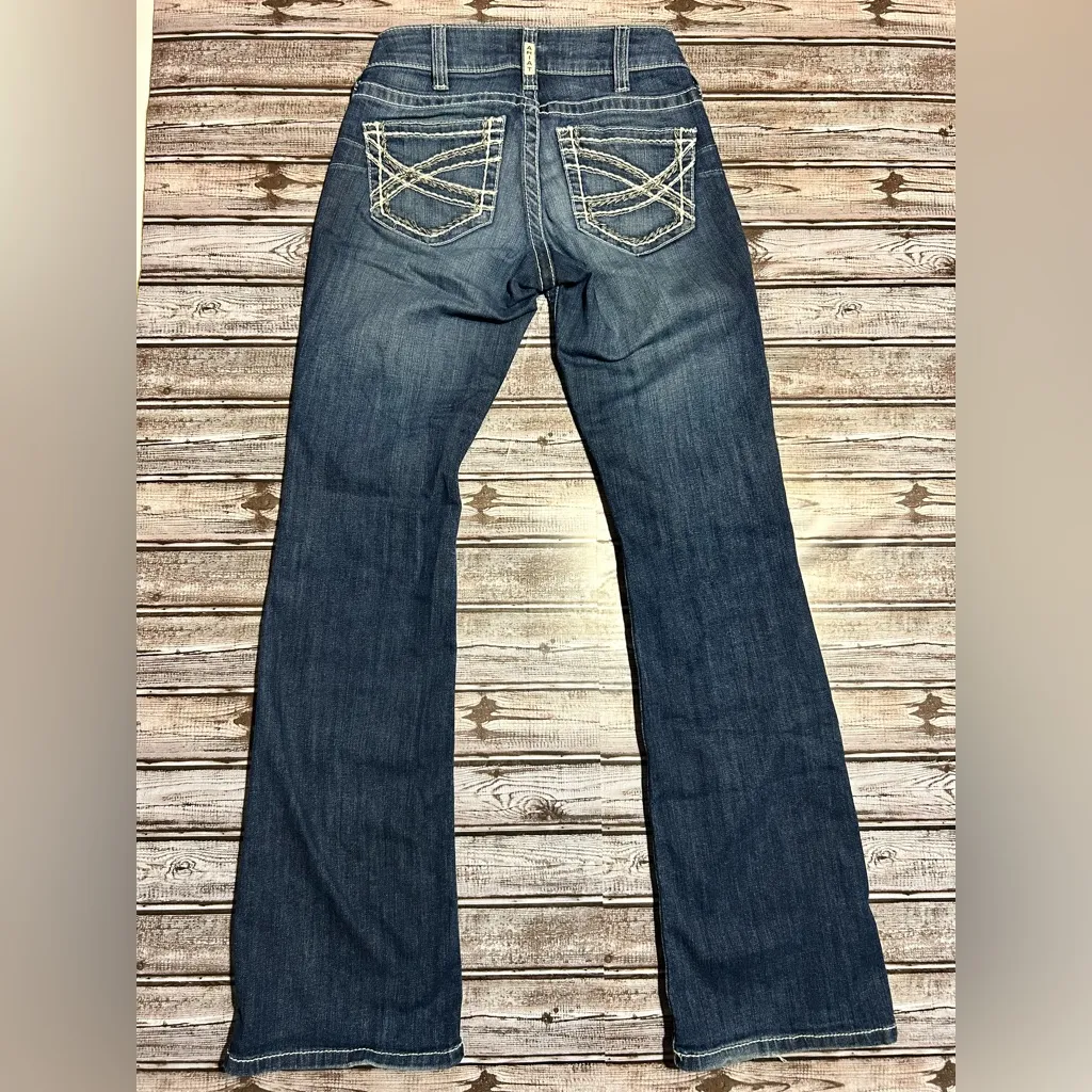 Ariat Dark Blue Flare Women's Jeans - Image 3