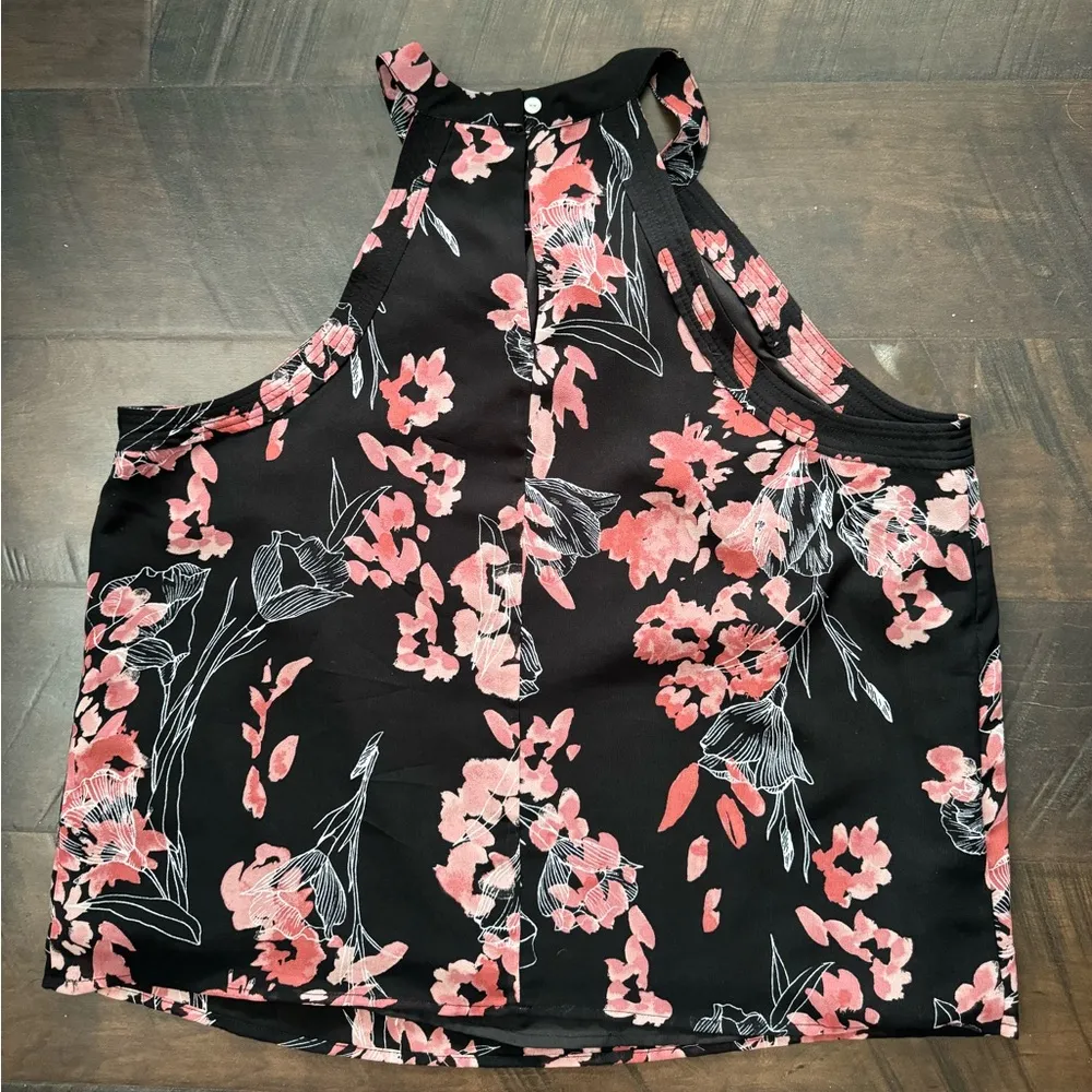 A New Day black and pink floral blouse - Image 11