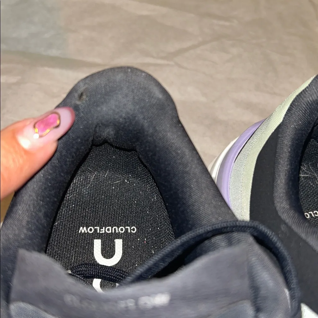 On Running Cloudtec Sneakers in Black, Gray, and Purple - Image 5