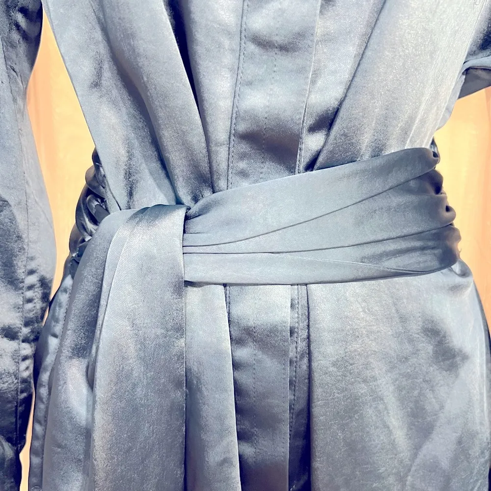 Camila Coelho Priscilla Mini Dress in Blue XS - Image 8