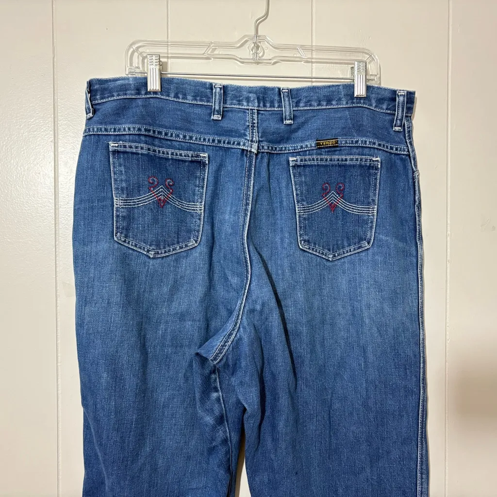 Vintage Wrangler Jeans Womens Juniors  Blue Pants Western Denim High Waist - Image 6