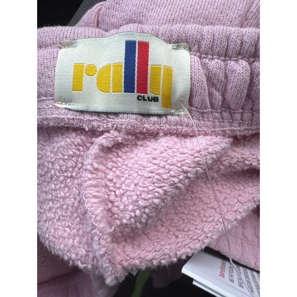 The Rally Club Unisex Royal Pickleball Sweatpants Size Med MSRP $128 Pink - Image 4