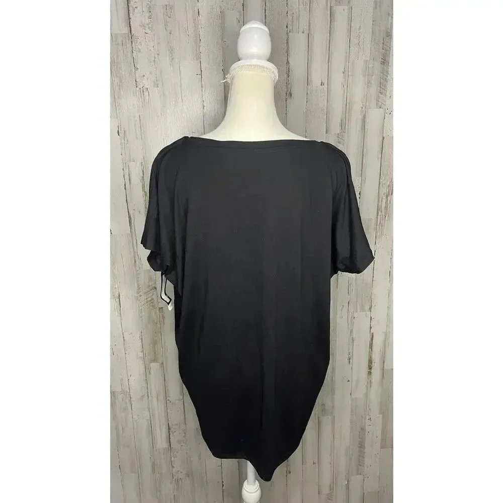 NWT NBA Utah Jazz Women's Black‎ Graphic Print T-Shirt Size Medium Short Sleeve - Image 4