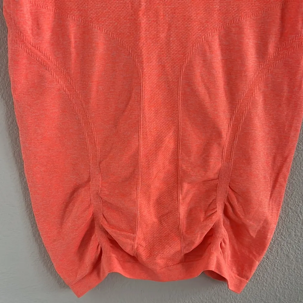 Athleta Fast Track Tee Orange Bright Running Athleisure Medium - Image 6
