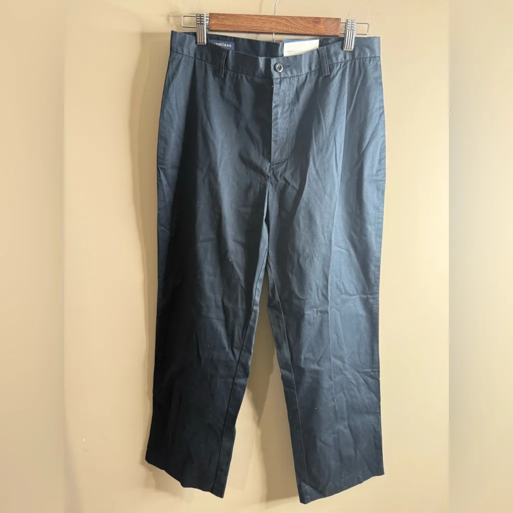 Lands' End women’s black straight leg pants size 10 - Image 3