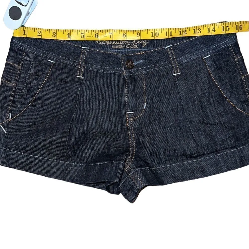 American Rag Dark Denim Jean  Shorts Size 5 - Image 4