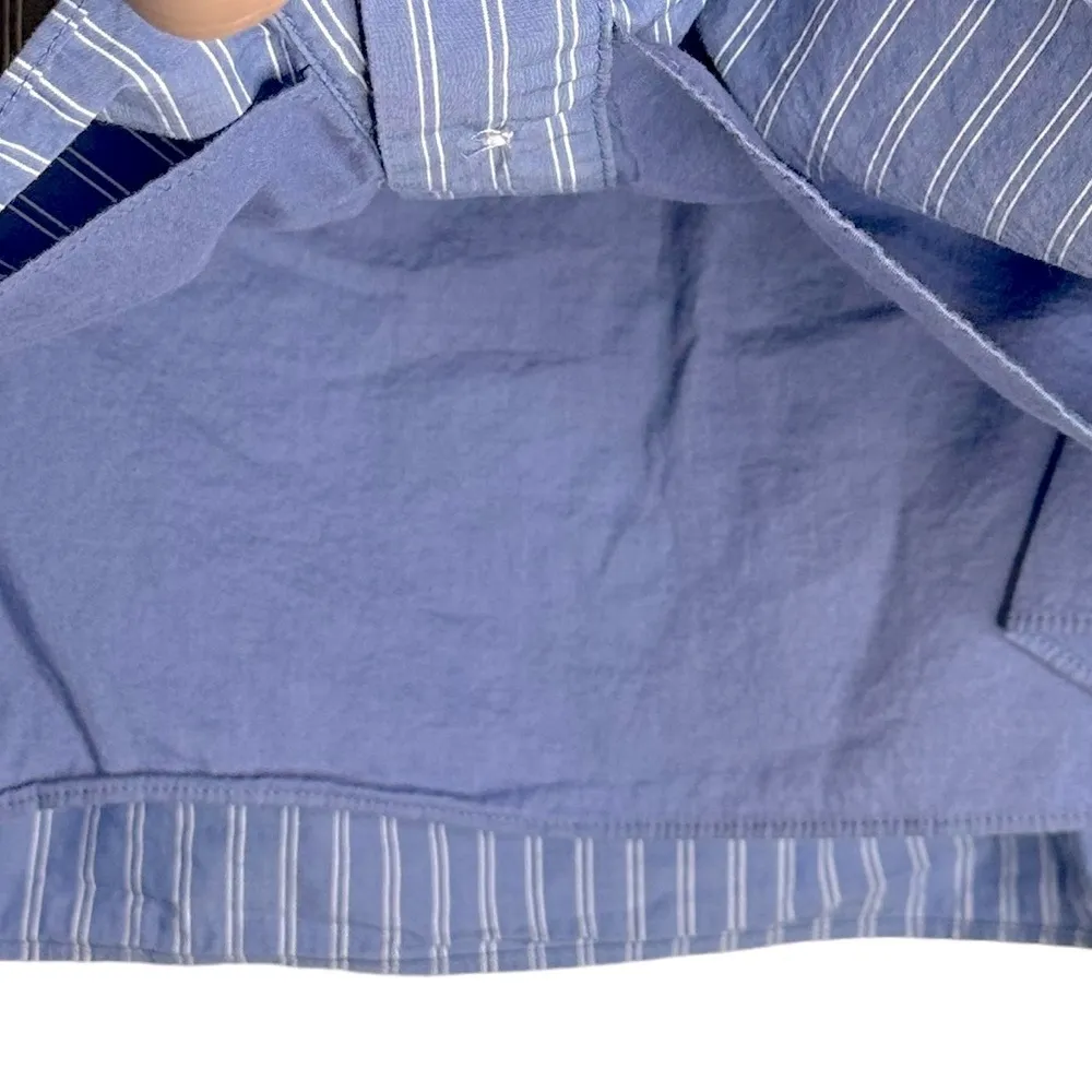 Madewell‎ Bistro Mini Skirt in Stripe Women’s Size Large  G5088 - Image 6