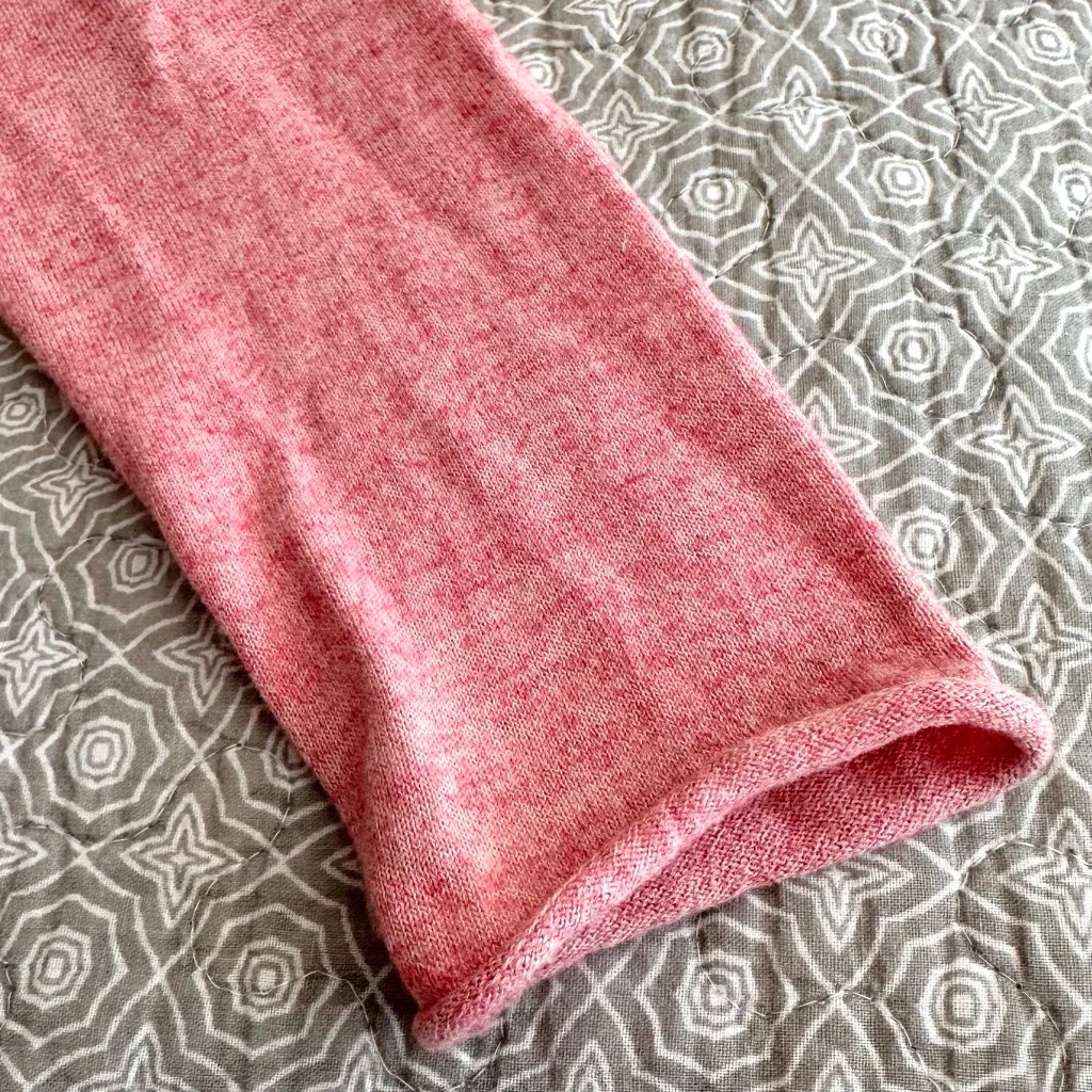 Holebrook Sweden Anna Crew Neck Sweater Cotton Cashmere Pink Long Sleeve Size XS - Image 6