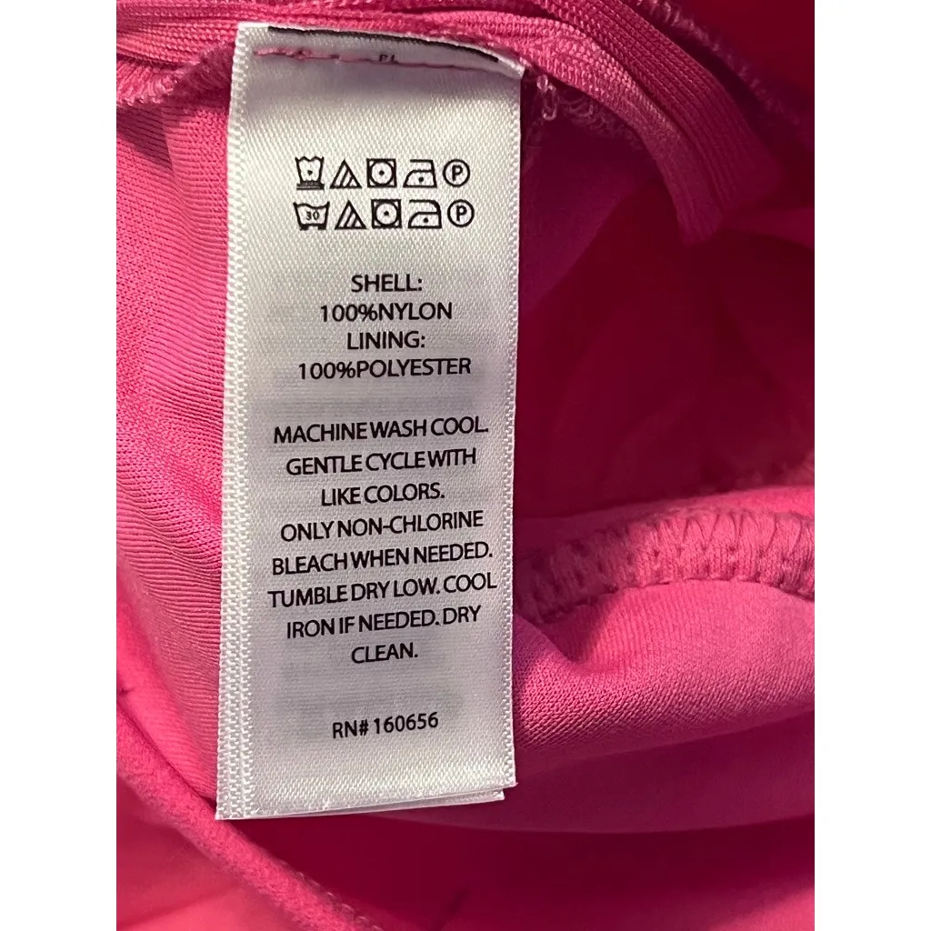 Sincerely Jules M Strapless Peplum Hot Pink Tulle Festival Holiday Party Top - Image 6