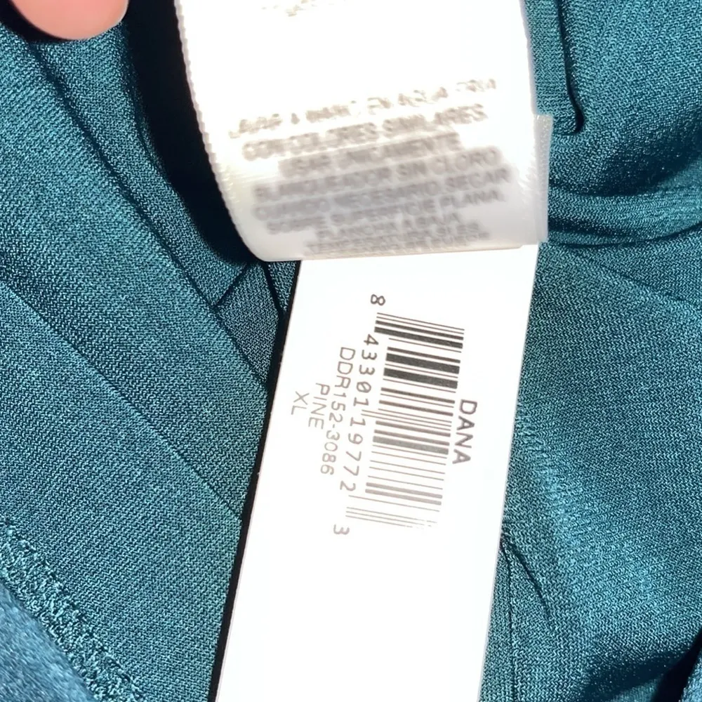 Dress the Population Dana Bodycon Sheath V-Neck Square Back Tie‎ Sash Dress XL - Image 12