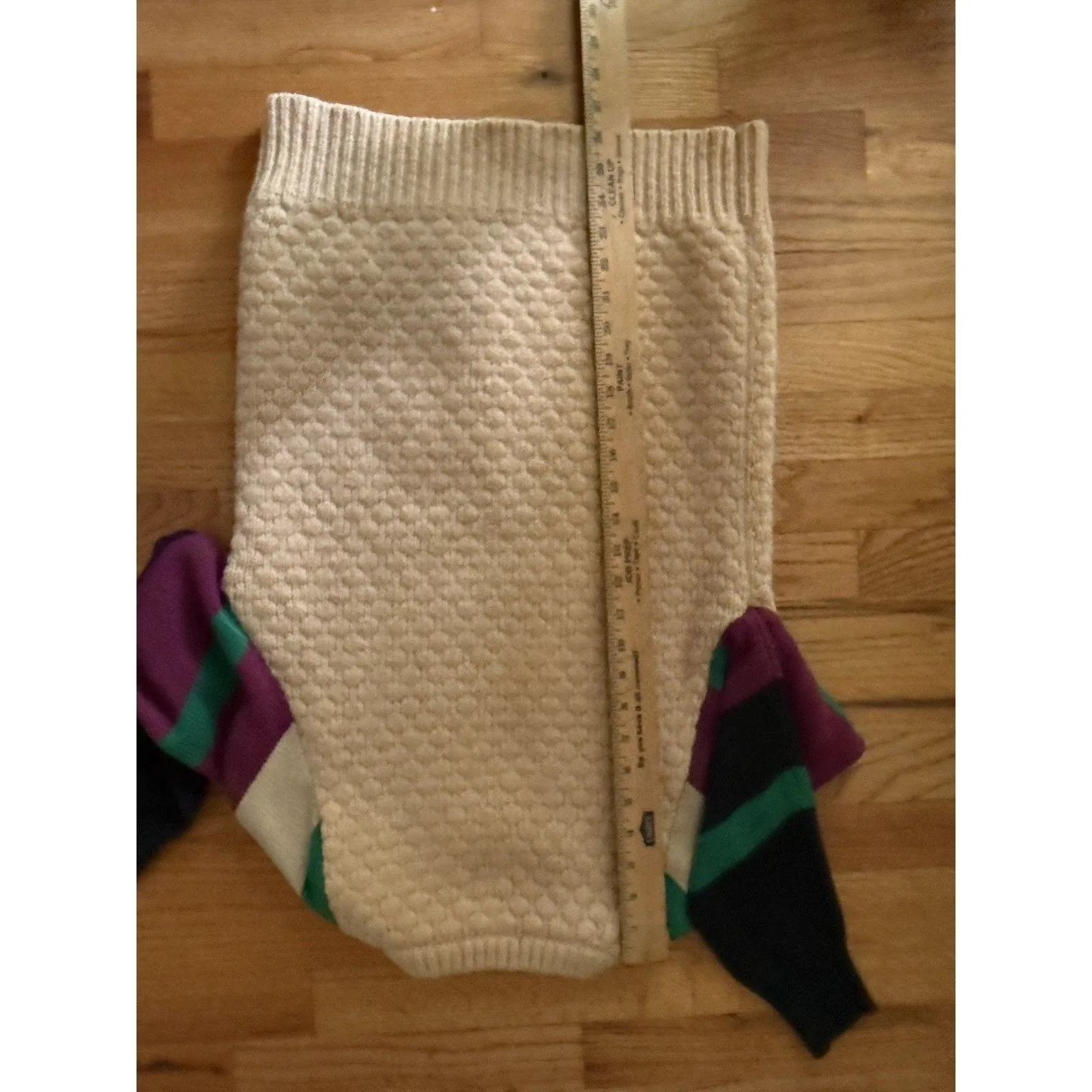 Urban Renewal Small Sweater Color Block Grungey Y2K Fisherman - Image 4