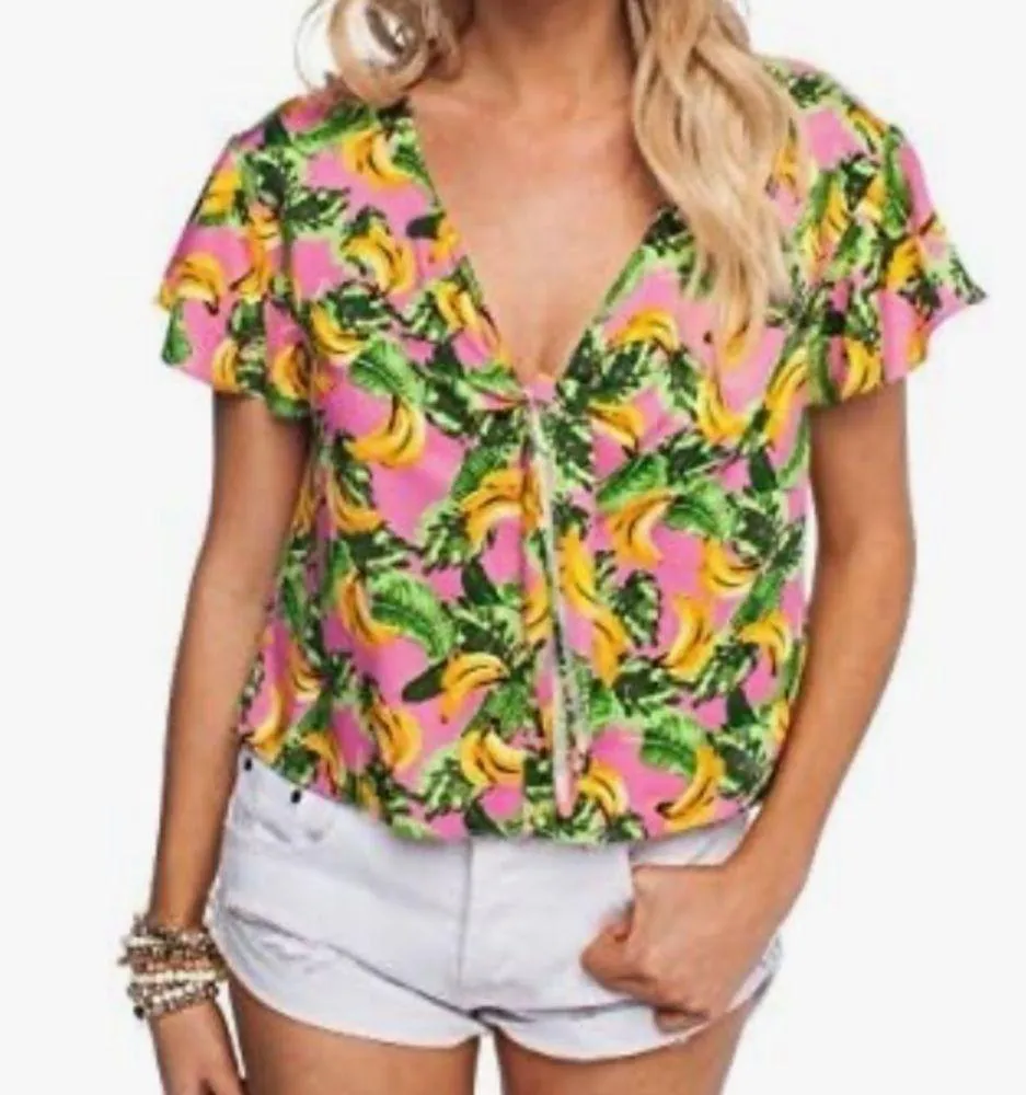 BuddyLove Banana Havana Tie Front V - Image 7