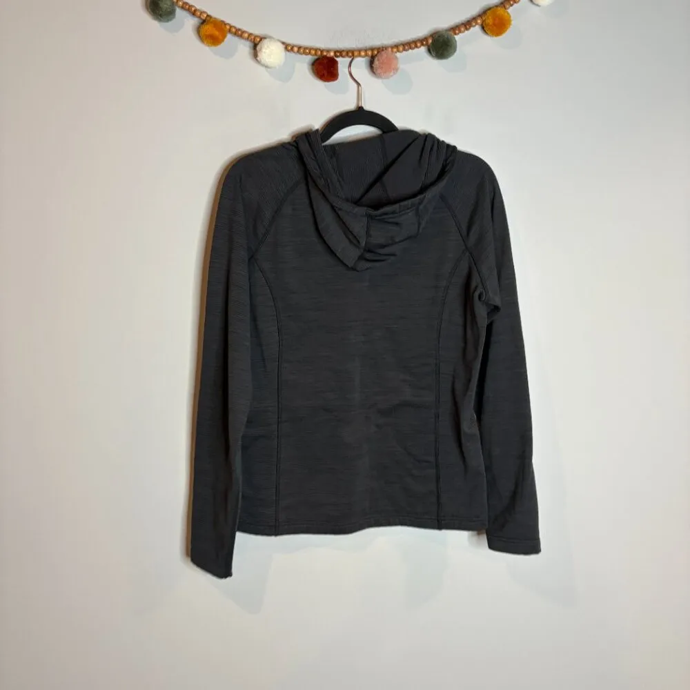 The North Face  dark grey marled zip up sweatshirt - Image 5