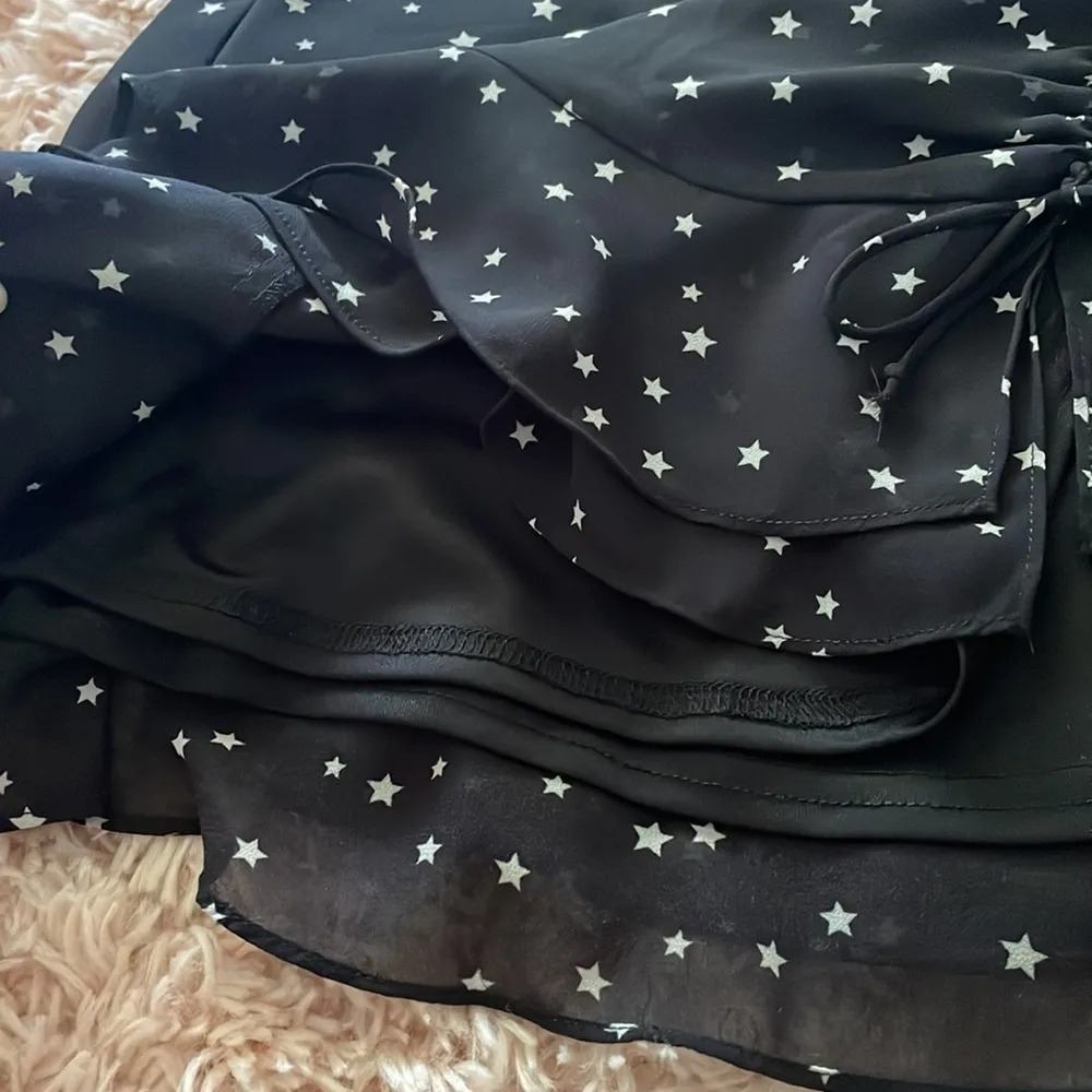 Black Ruffle Star Mini Skirt - Image 4
