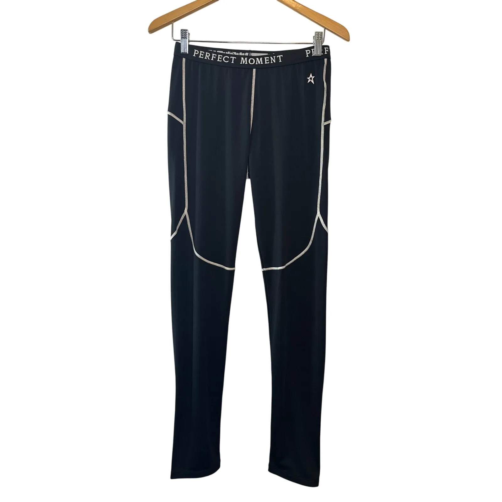 Perfect Moment Polartec Thermal Ski Leggings Black Size Large Winter Base Layer - Image 2